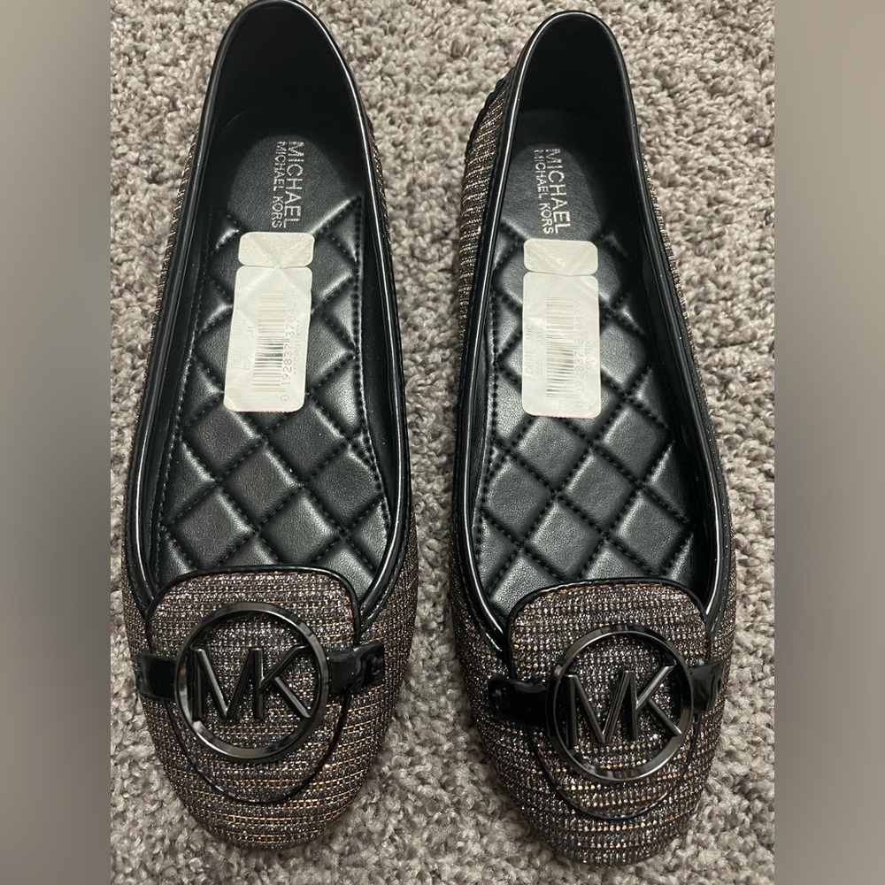 MICHAEL KORS GLITTERS- FLAT 6.5